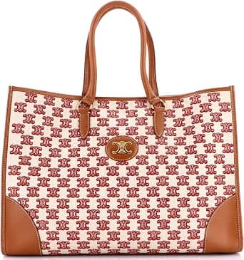 Celine Triomphe Tote Women's bags Unspecified Brown Coated Canvas New