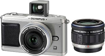 OM SYSTEM PEN E-P1 Digital Cameras Silver Used - Like New Body Only