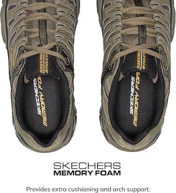 Skechers Afterburn M. Fit Sneaker Beige 13 New