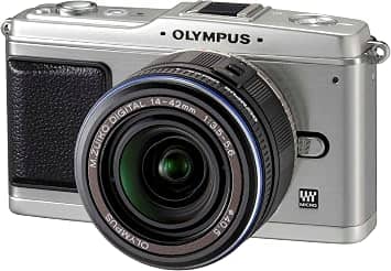 OM SYSTEM PEN E-P1 Digital Cameras Silver Used - Like New Body Only