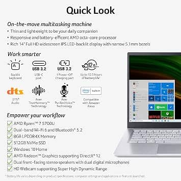 Acer SF314-43-R2YY Computers Used - Good