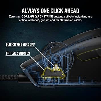 Corsair M75 Mice Wired Black New