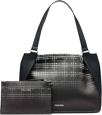 Calvin Klein Estelle Top Handle Women's bags Black Novelty New