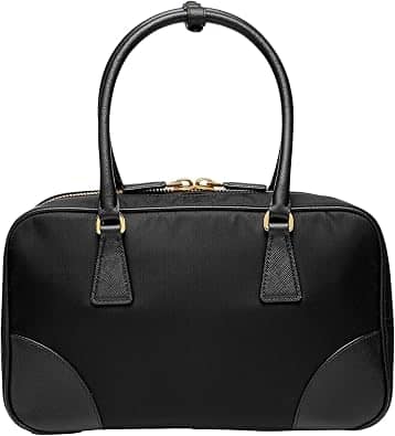 Prada Re-Edition Top Handle Women's bags Black Saffiano Leather New