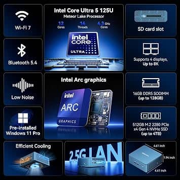 GEEKOM IT12 Pro Computers New