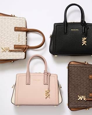 Michael Kors Laila Crossbody Women's bags Small Pale Gold Pebbled Leather New