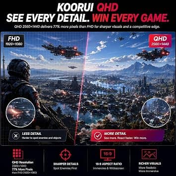 KOORUI G2722P Monitors New