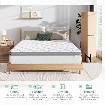 Novilla NAMSGYV5 Mattresses New Queen 10"
