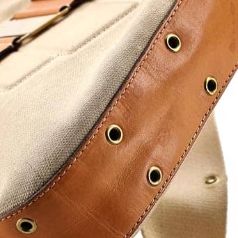Dior Diorissimo Shoulder Bag Women's bags Medium Brown Leather Gold New