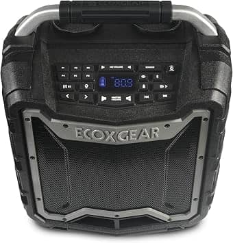 ECOXGEAR ECOTREK Portable Bluetooth Speakers Gray New
