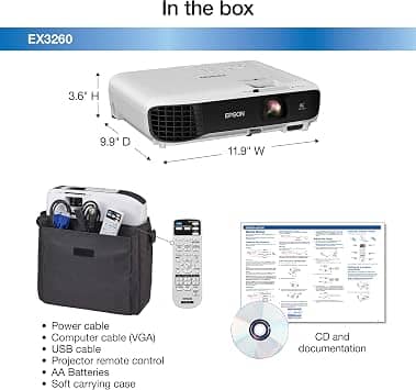 Epson EX3260 Projectors New