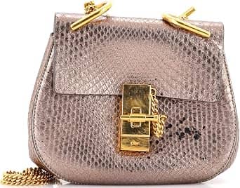 Chloé Drew Crossbody Women's bags Mini Full Blue Leather New