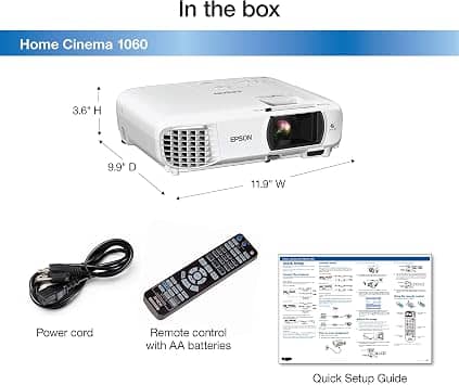 Epson HC1060 Projectors Used - Very Good