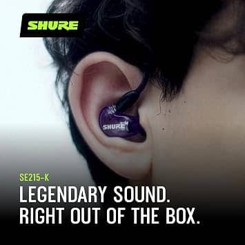 Shure SE215 Pro Headphones & Earbuds Transparent New