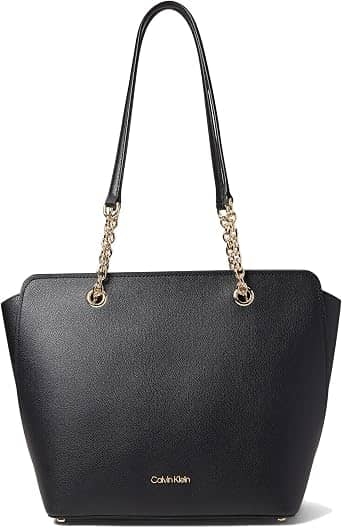 Calvin Klein Hailey Tote Women's bags Black Micro Pebble New