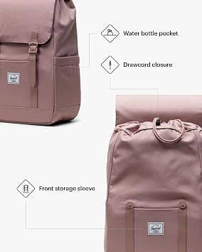 Herschel Retreat Backpack Women's bags Small Unspecified Crosshatch New
