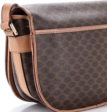 Celine Saddle Shoulder Bag Women's bags Unspecified Coated Canvas New