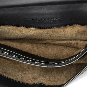 Bottega Veneta Olimpia Shoulder Bag Women's bags Medium Black Intrecciato New