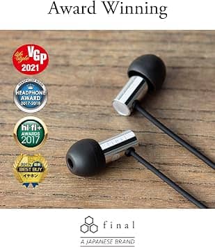 Final E3000C Headphones & Earbuds Black New