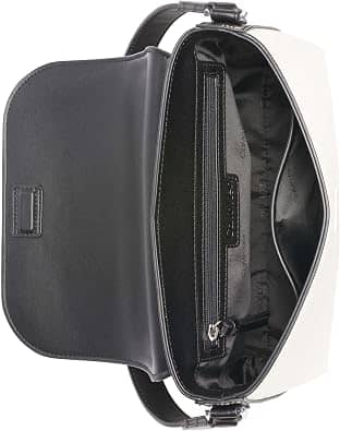 Calvin Klein Millie Shoulder Bag Women's bags Small Silver Vegan Leather New