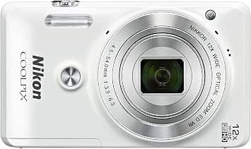 Nikon COOLPIX S6900 Digital Cameras White Open-Box Excellent Body Only