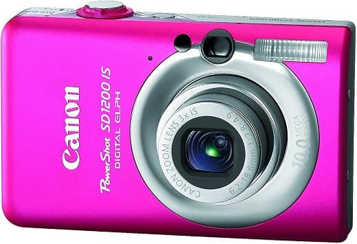 Canon PowerShot SD1200 IS Digital Cameras Orange New Body Only