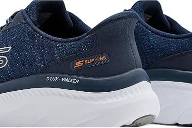 Skechers D'Lux Walker 3.0 Drevven Hands Free Slip-In Sneaker Blue 9 New