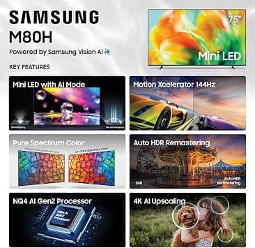 Samsung M80H TVs 55 inch New