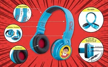 eKids RWB52 Headphones & Earbuds Blue New