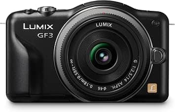 Panasonic LUMIX GF3CK Digital Cameras Black New Body Only