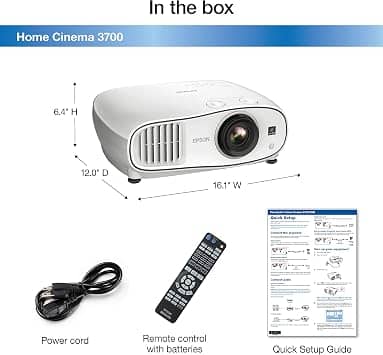 Epson Home Cinema 3700 Projectors New