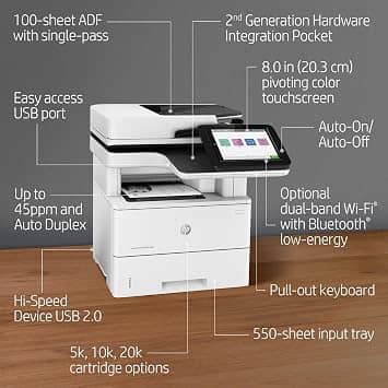 HP LaserJet Enterprise M528dn Printers New