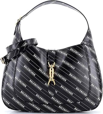 Balenciaga Jackie Shoulder Bag Women's bags Unspecified Black Printed Leather Medium New