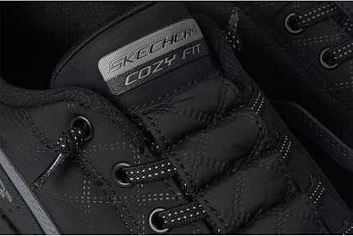 Skechers Urban Explore Cozy Fit Hands Free Slip-in Sneaker Black 6.5 New