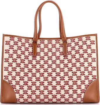 Celine Triomphe Tote Women's bags Unspecified Brown Coated Canvas New