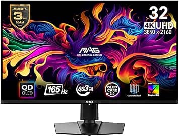 MSI MAG 321UPX QD-OLED Monitors