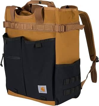Carhartt Nylon Cinch-Top Convertible Tote Backpack Women's bags Brown New