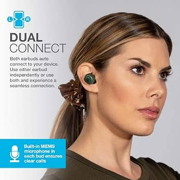 JLab EBGOAIRRGRNBLK82 Headphones & Earbuds Green New