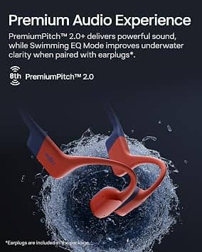 Shokz OpenSwim Pro Headphones & Earbuds White New