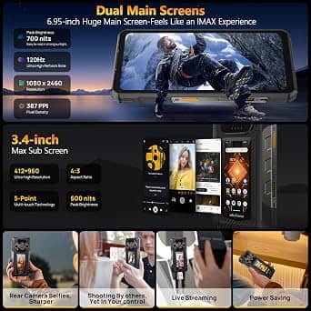 Ulefone Armor 30 Pro 5G Cell Phones Black 512GB Unlocked New