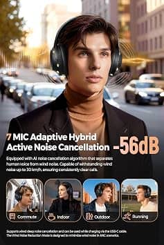 SoundPEATS Cove Pro Headphones & Earbuds Black New