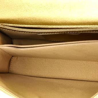 Alexander McQueen Jewelled Satchel Women's bags Medium Gold Quilted Leather New