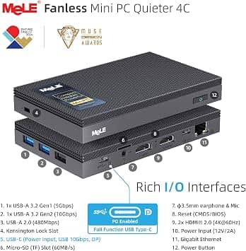 MeLE Quieter 4C Computers New