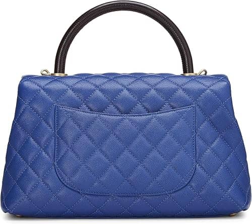 Chanel Coco Handle Shoulder Bag Women's bags Mini Purple Quilted Iridescent New