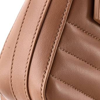 Burberry Catherine Shoulder Bag Women's bags Small Tan Quilted Leather New