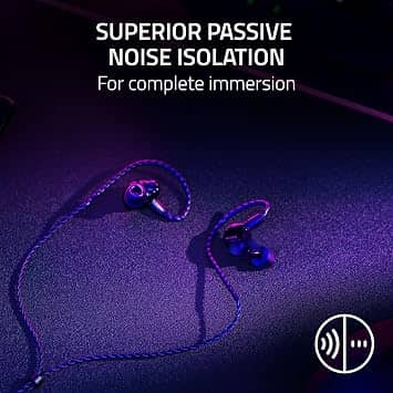 Razer Moray Headphones & Earbuds Black New