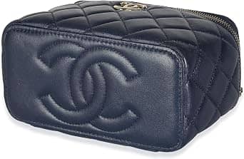 Chanel Vanity Case Top Handle Women's bags Vintage Hard Case (1990s) Black Caviar Medium New