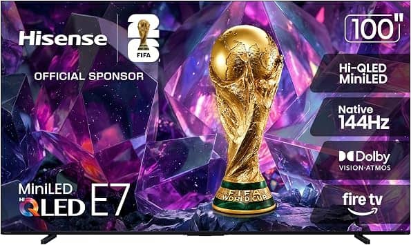 Hisense E7SF TVs 50 inch New