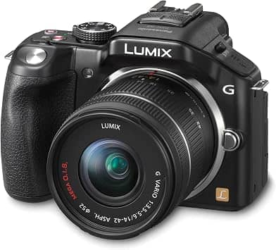 Panasonic LUMIX G5KK Digital Cameras Black New w/ 14-42mm Kit