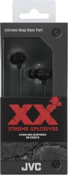 JVC HAFX101BE Headphones & Earbuds Black New